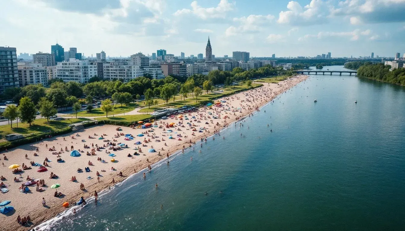 Ada Ciganlija - filming location in Serbia